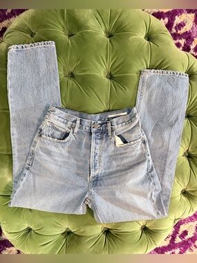 Citizens Of Humanity Light Blue Straight-Leg Women's Jeans